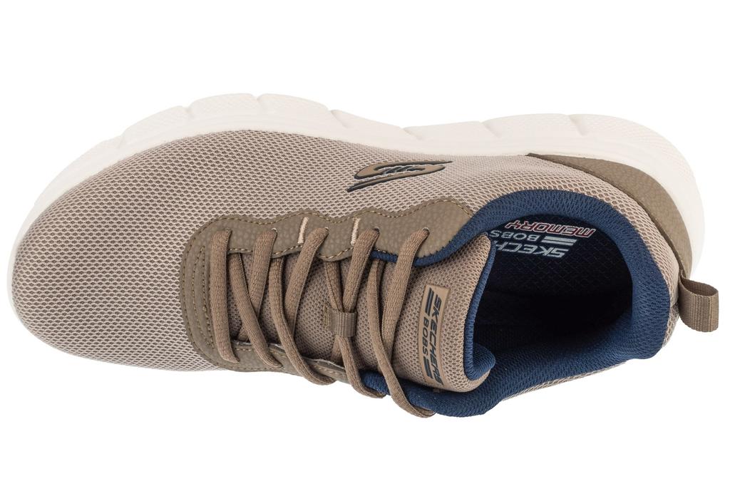 Skechers Bobs B Flex - Icy Edge, Mens Beige Sneakers