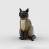 2026 New Ideas Orange Cat Tuxedo Cat Animal Model Building Blocks Assemble Cute Cartoon Bricks Puzzle Toys For Children Gifts