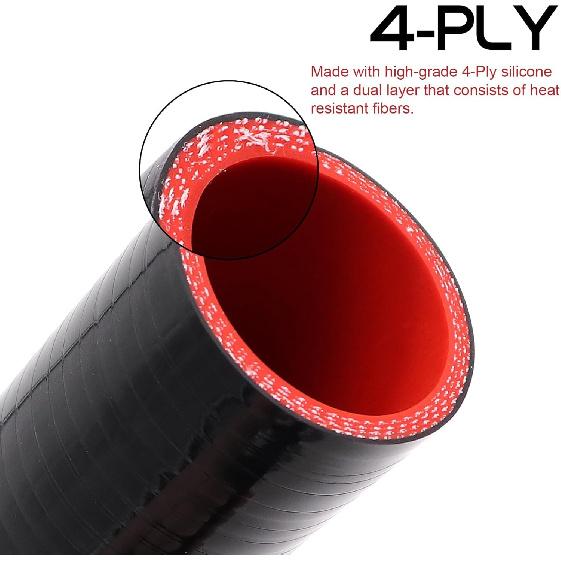 1.75inch(45mm) Elbow Coupler Silicone Hose 4-Ply with 90 degree 1.75inch