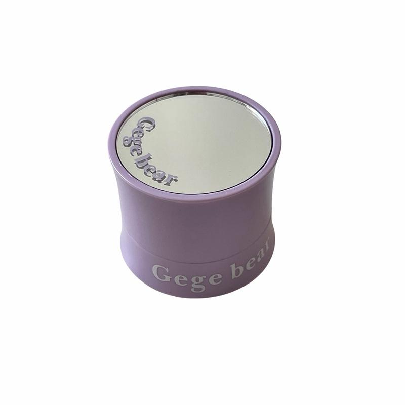 Gege Bear Peng Peng Luminous Blush with Brush & Mirror: Whitens, Brightens, Youthful Look, Student-Friendly Chinese Brand.