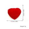 6Pieces Elegant Heart Napkin Rings Accessories for Celebration Like Valentines Day Weddings and Anniversaries