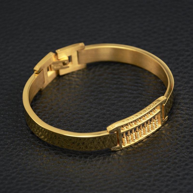 316L Roestvrij Staal Hip Hop Mode Gepersonaliseerde Accessoires Abacus Heren Armband Sieraden Cadeau 2025