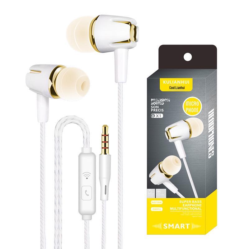 In-Stock Wired 3.5mm In-Ear Earphones with Remote & Mic, Universal for Mobile Phones
