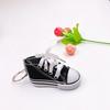 Creative 3D Canvas Sneaker Tennis Shoe Keychain Cute Mini Sport Shoes Pendant Keyrings Car Simulation Trinket Bag Key Holder