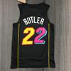 Miami Heat Basketball Jersey Custom Name Number Printed Sportswear Breathable Performance Shirt Men Women