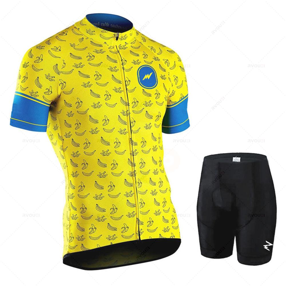 Set Breathable Cycling Clothing MTB Uniform Man Summer Short Sleeve Jersey Bike Maillot Ropa De Ciclismo 2026