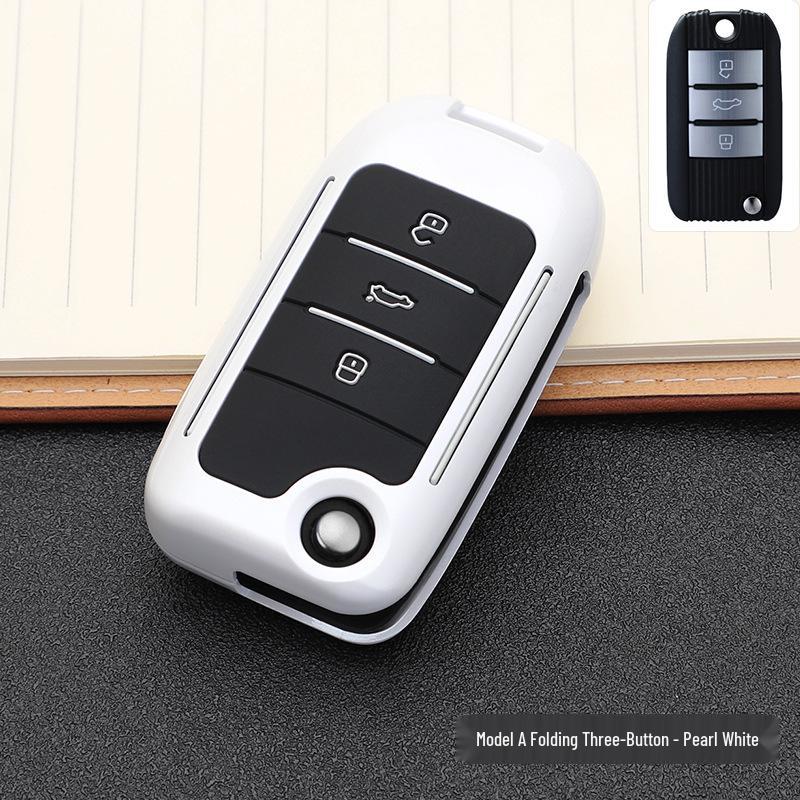 Fashionable MG Key Cover: Stylish Remote Control Shell with Buckle for Personalized Car Key Decoration