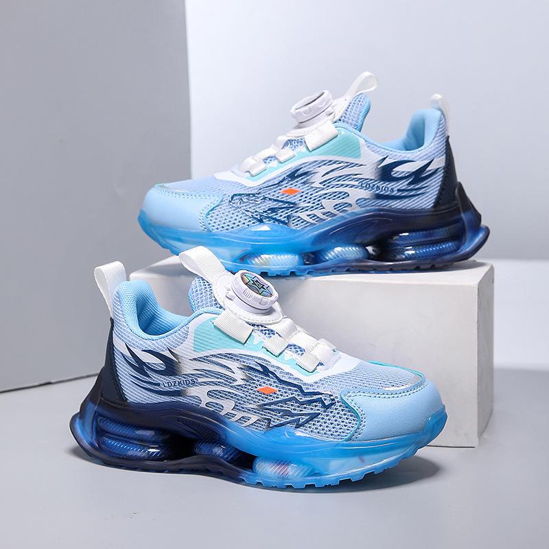 Boys shoes 2025 summer new mesh breathable children's sports shoes students lightweight soft sole single net running shoes