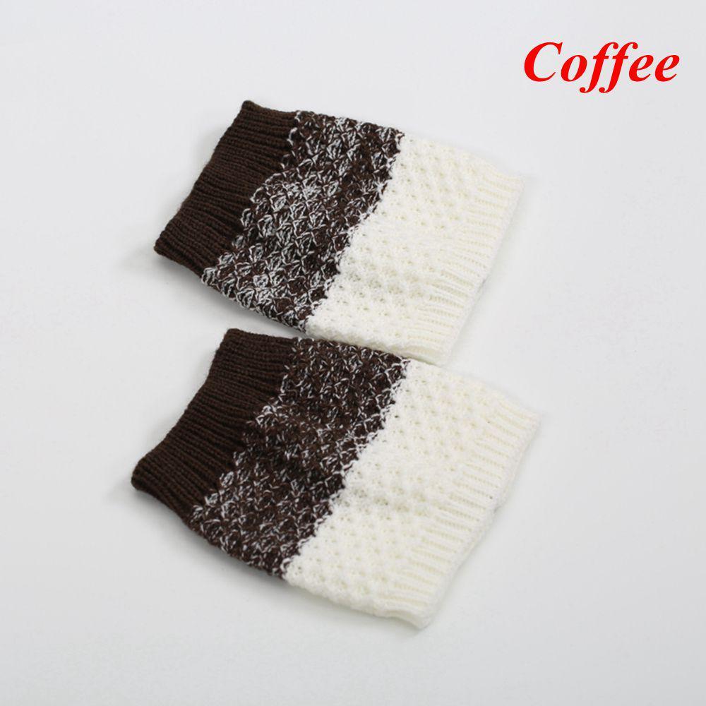 Fashion Winter Warm Toppers Leggings Crochet Knitted Boot Cuffs Socks Leg Warmers