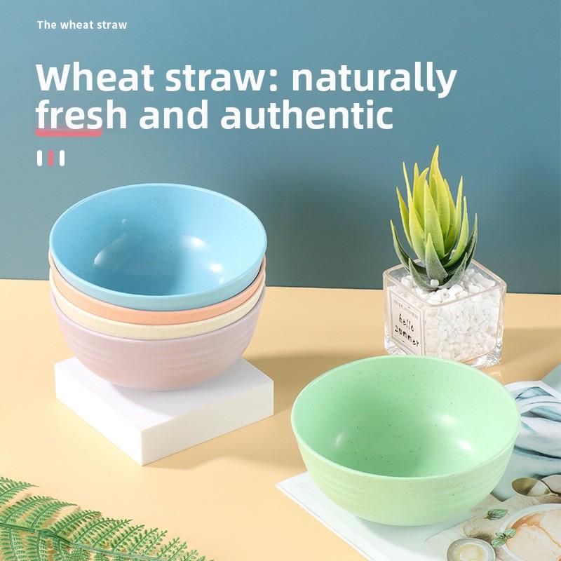 Home Dormitory Use Shatter-Resistant Stylish Ramen Salad Bowl