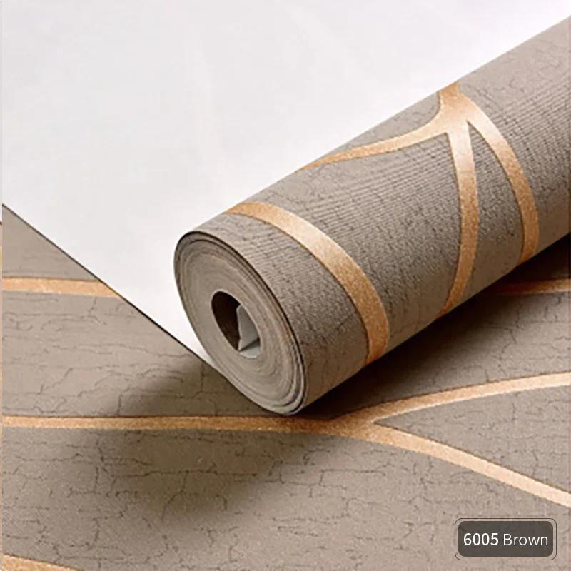 

Современные простые 3D обои для фона телевизора, обои для спальни и гостиной, полосатые обои с кривыми линиями, нетканые обои для кино и телевидения 53CMX3M