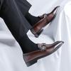 Slipper Herrenschuhe Britisch Ein-Pedal Business Kleid Lässig Polnisch Plateau Hochzeit Bräutigam 24275-R