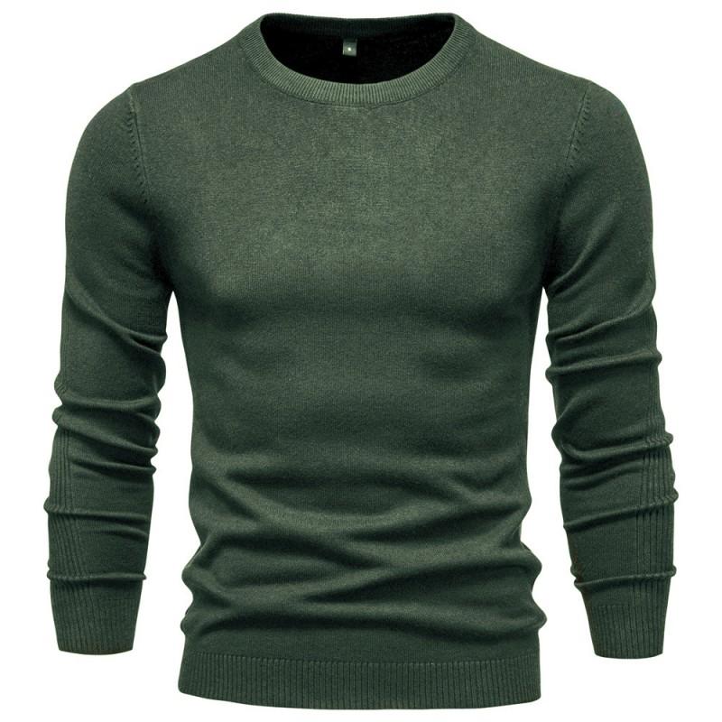 Mens Turtleneck Knit Sweater Casual Long Sleeve Pullover Fall Winter Slim Fit