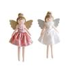 Plush Christmas Dress Girl Pendant Soft Angel Girl Ornaments  New Year Festival Gifts