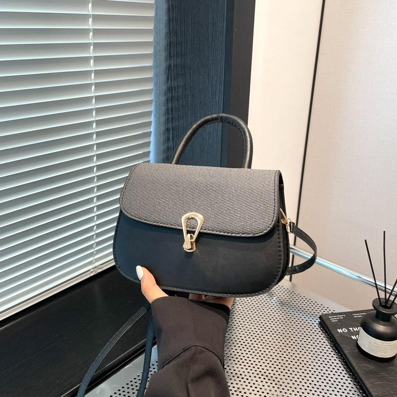Small Bag New Spring and Summer Fashion Small Square Bag Underarm Commuter Women's Bag Textured Shoulder Messenger Bag
