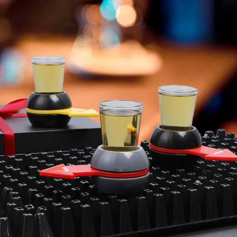 Pointer Shot Spinner Party Game Spin Drinking Game Glass Cup Kit Rotatable Arrow Beer Wine Board Game Table Gifts Entertainment