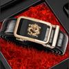 Dragon Year Dragon-Shape Automatic Buckle Men's Belt Leisure Business Bamboo Pattern Crocodile Pattern Automatic Belt