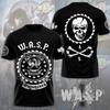 WASP Band.Tour 3D Print T-Shirt Men Women Fashion Street Short Sleeve Tops Tees Kids Clothes Oversized T Shirt Rock Black