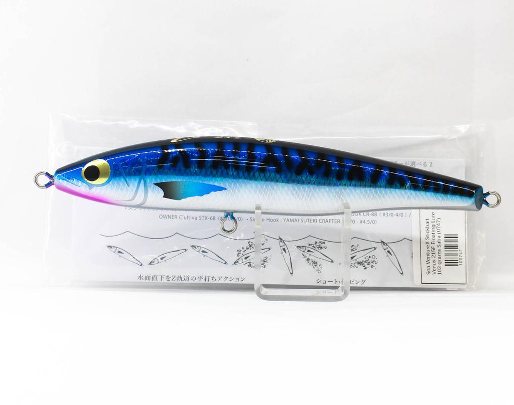 Sea VentureX Stickbait Venus 215F Floating Lure 103 grams Saba (0747)