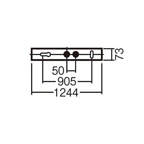 Panasonic LED base light, ceiling wall mounted type, straight tube 32 type, daylight white LGB52110LE1