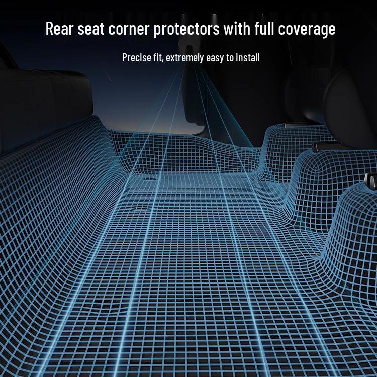 Fits Tesla Model Y 2025: Custom Front & Rear Trunk TPE Floor Mats