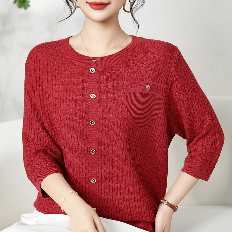 QingHe Cashmere Women's 30% Cashmere Sweater - Soft & Warm Wool Blend Pullover