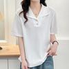 Navava NT2832 Unisex Daily Solid Collar ShorT Sleeve T shirT