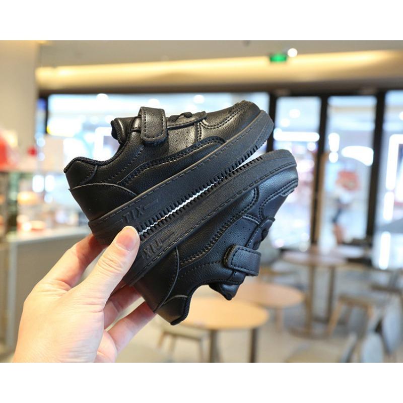 21-38 Children's White Shoes, Boys and Girls Sneakers, Casual Shoes, Leather Soft Sole Baby Shoes