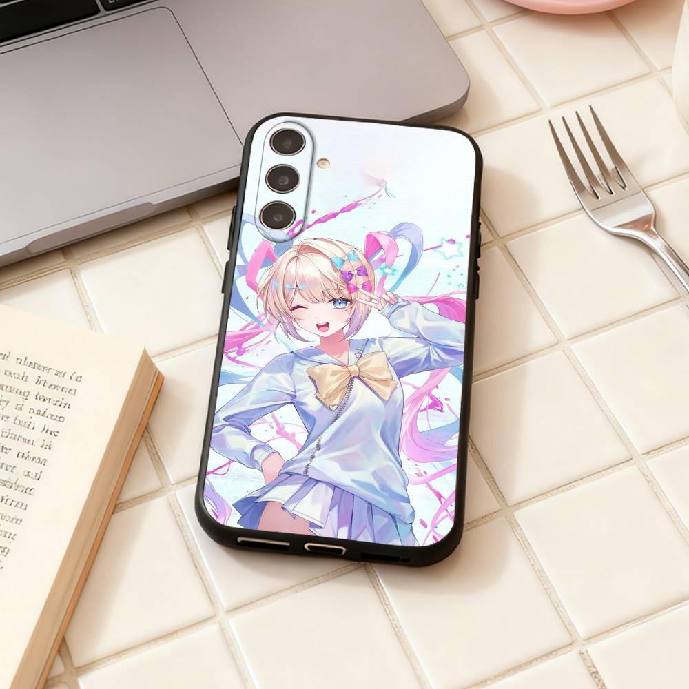 Anime NEEDY G-GIRL OVERDOSES Handyhülle für Samsung Galaxy A73, A72, A71, A70, A53, A52, A51, Andere Weiche Schwarze Hülle