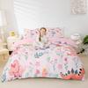 Homewish Cartoon Dinosaur Duvet Cover Set for Kids Boys Girls 2pcs/3pcs, Cute Dino Bedding, Kawaii Animal Comforter Cover Set