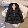 Padded clothes women's winter new long padded jackets close waist and look thin, thickened padded clothes, and thickened warm jackets.