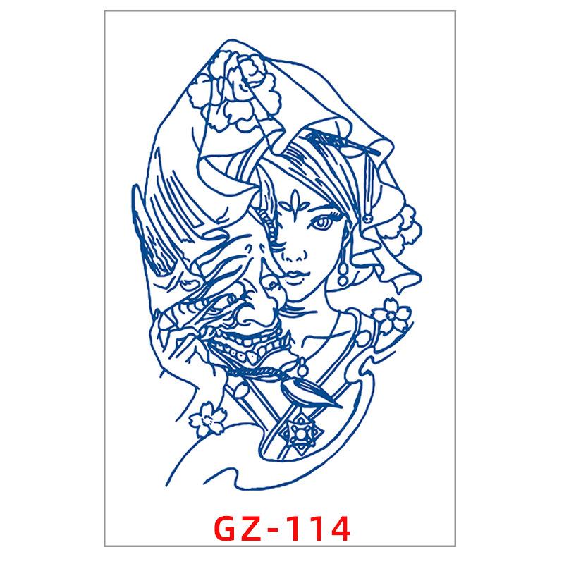 Upgraded Juice Tattoo Stickers, Long-lasting Waterproof Simulation Tattoos, Sweat-proof Line Tattoo Stickers for Both Men Women