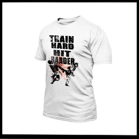 Martial Arts Train Fitness T-Shirt Taekwondo Jiu Jitsu Judo Karate MCMAP Muay 3XL