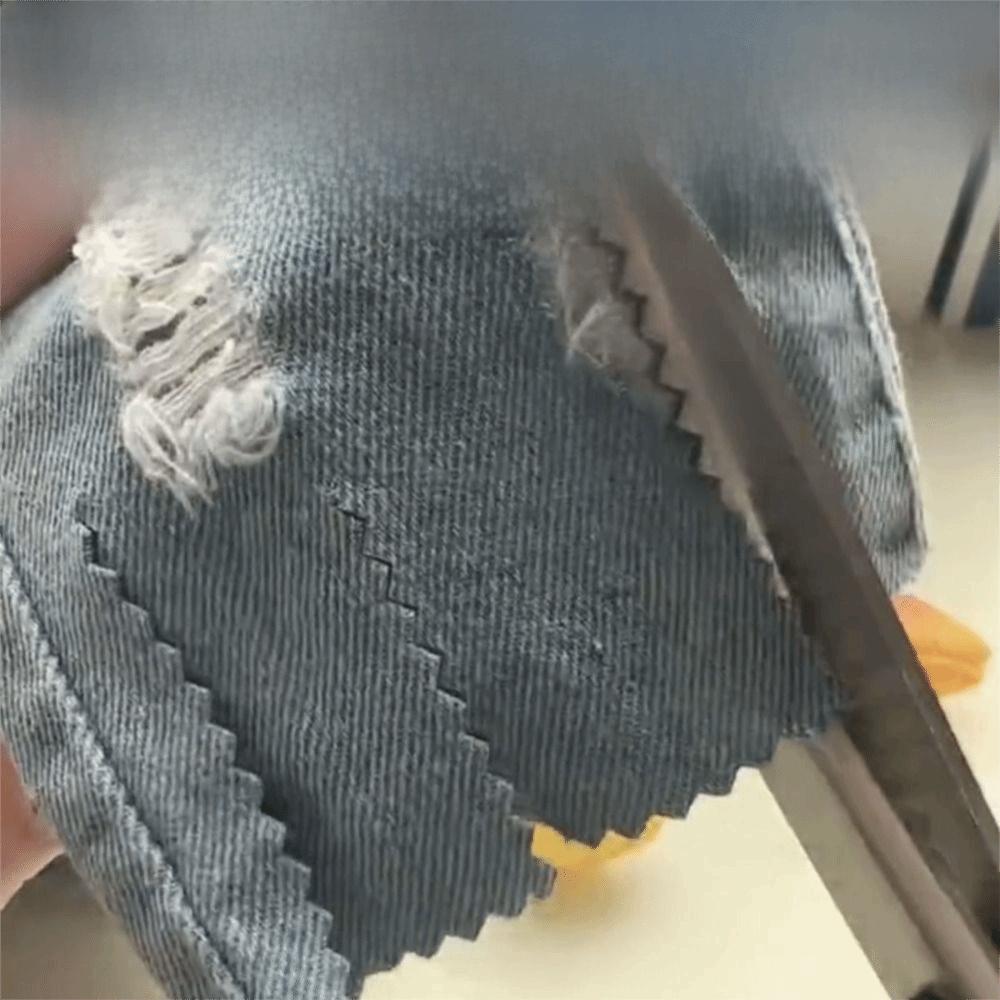 Gezahnte Schere Zackenschere Edelstahl Schneider schere Nähschere Nähen Basteln