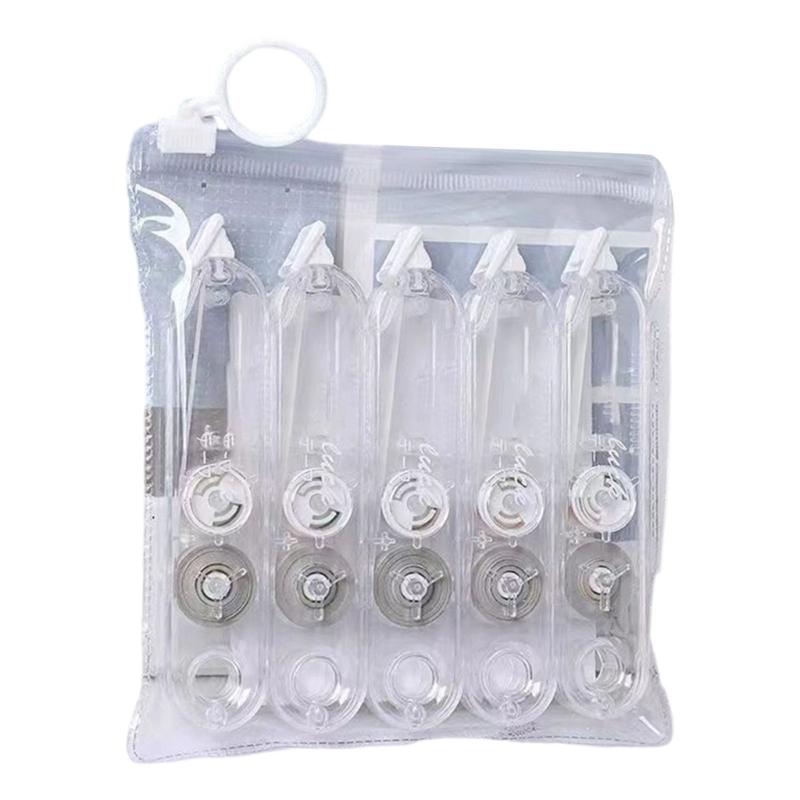 5 Pcs Gradient Correction Tape White Out Tape Correction Rollers White Applicator Easy to Use Correction Tape