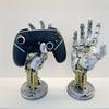 1pc Cyberpunk Game Controller Stand - Multifunctional Desktop Organizer for Gaming Controllers | Mechanical Style Decor | Ideal for Home & Office