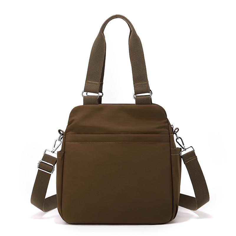 Women's Lightweight Nylon Shoulder Bag Large Capacity Hand Crossbody Bag