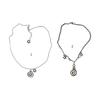 Mode Vortex Stern Anhänger Halskette Einfache Y2K Choker Halskette Süße Coole Schlüsselbeinkette Sommer Schmuck
