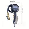 Digital Tire Inflator with Pressure Gauge - 200 PSI (with 3pcs Connector)