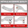 Brake Clutch Levers Motorcycle 3 Fingers Short Hand Levers For Harley Softail Fat Boy FLFB Breakout FXSB Low Rider FXDLS 2018-24