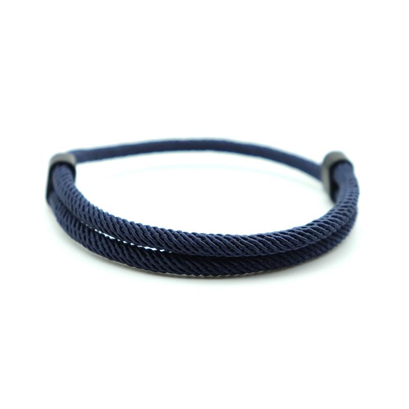 New Men Bracelet 4mm Adjustable Milan Rope Braslet Black Red Thread Braclet Yoga Meditation Jewelry Gift For Boyfriend Pulsera