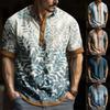 T-shirt alla moda con grafica e ricamo a maniche corte da uomo, stampata a maniche corte primaverili ed estive