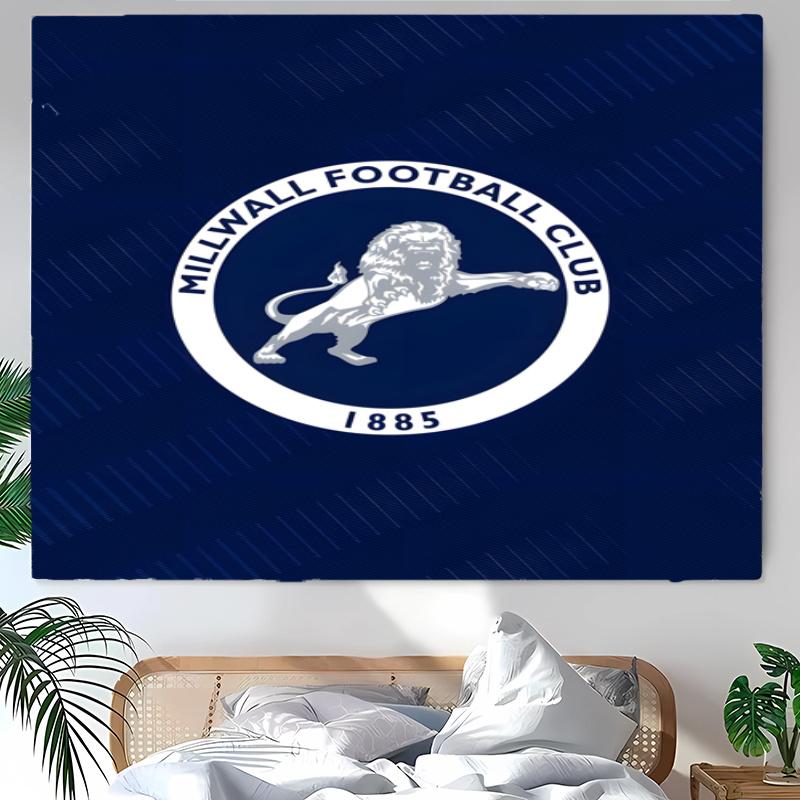 Millwall Football Club Tapestry Wall Hanging Room Background Cloth Home Decor Beach Mat Yoga Mat Sofa Bed Sheet