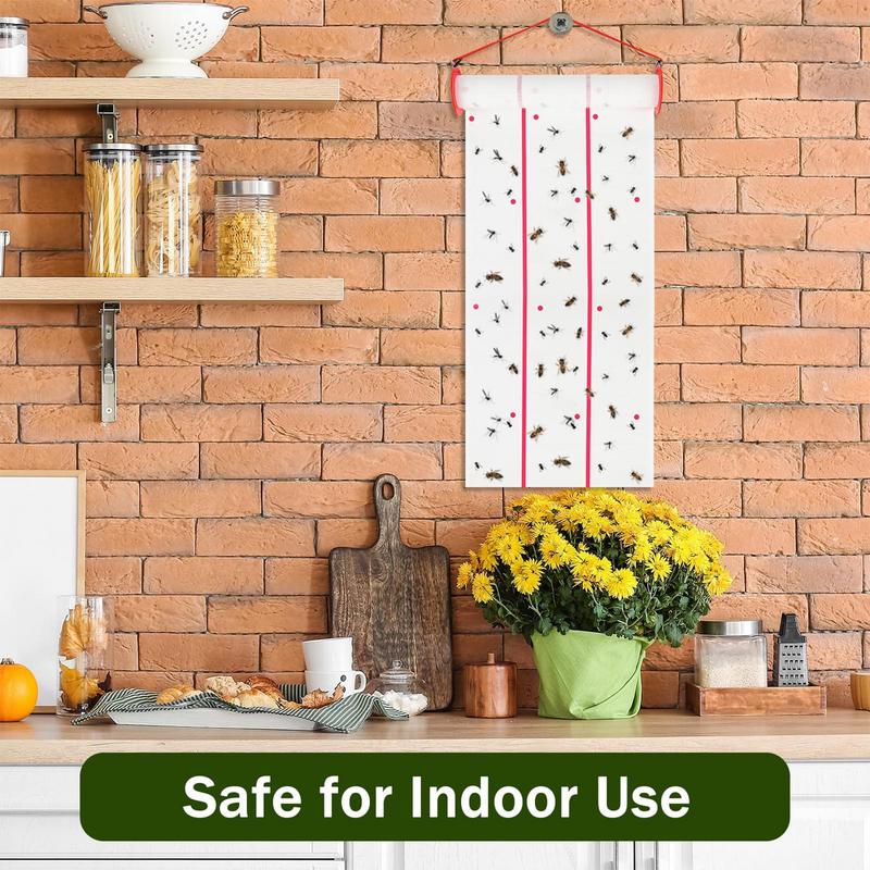 Fly Catcher Fly Paper Waterproof Fly Catcher Fly Traps Strong Adhesion Odorless Fly Paper For Home Kitchen And Outdoor Use CZECH REPUBLIC