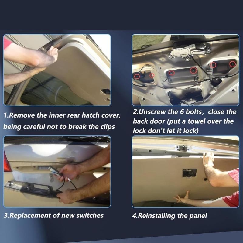 Efficient Boot Lock Button Ensures Smooth Trunk Operation Longevity for 84840-08010 901-715 Vehicle Enhances Convenience