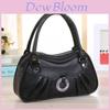 Elegante Handtasche in reiner Farbe für Damen aus weichem PU-Leder mit klassischem Design