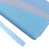 Long Wallet Purse Wallet PU 2 Way Zipper 2 Compartments Large Capacity Color Collision Hand Purse for Women Adults