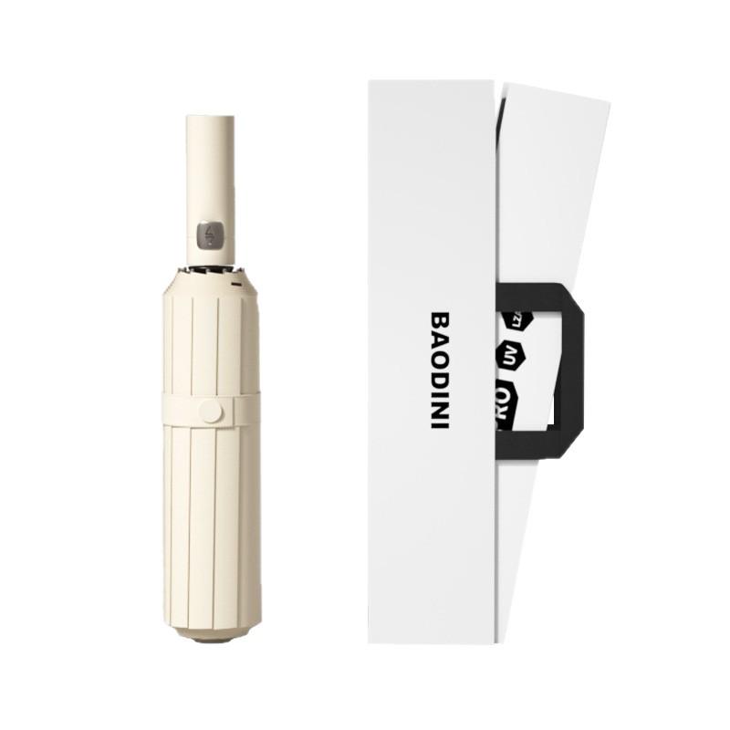 Windproof Dual-Use Sunscreen Umbrella with Reinforced Double Ribs for Students