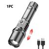 XIWANGFIRE High Power LED Flashlight Rechargeable Flashlight With Side Light Super Bright Long Shot Outdoor Camping And Hiking