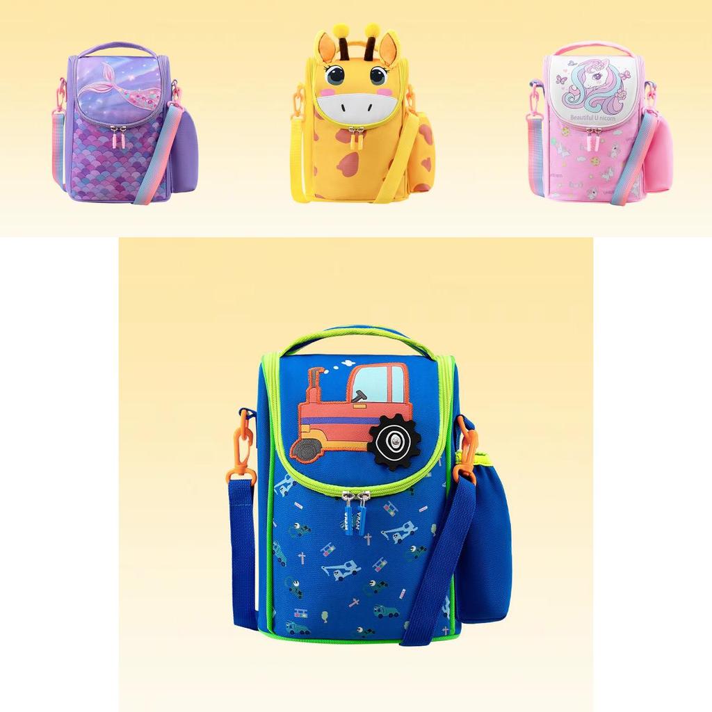 Sac à lunch isotherme pour enfants Licorne en tissu Oxford pour l'école